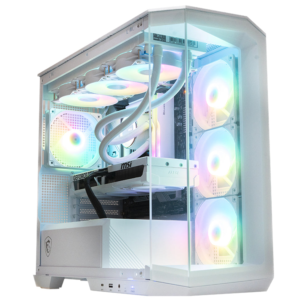 BREUNOR PROJECT ZERO - PC de jeu Ryzen 7 7800X3D, RTX 5070 12 Go, RAM 32 Go DDr5 6000 MHz, SSD 1000 Go NVMe, AIO 360 mm, Windows 11 