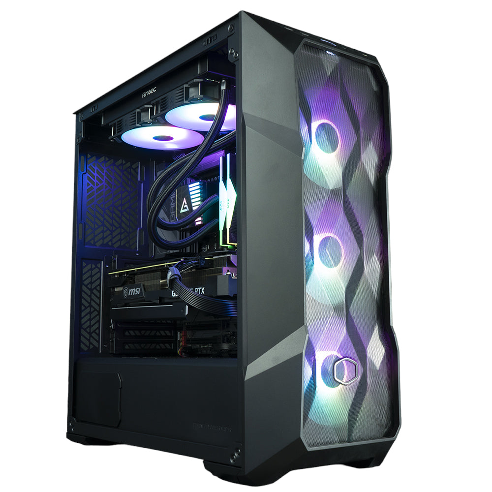 BREUNOR MORGANA EXPRESS - PC GAMING i7 12700F fino a 4,90GHz, RTX 5060Ti 8GB, RAM DDR4 32GB, SSD NVMe 1000GB, Dissipatore a liquido 360mm, W11