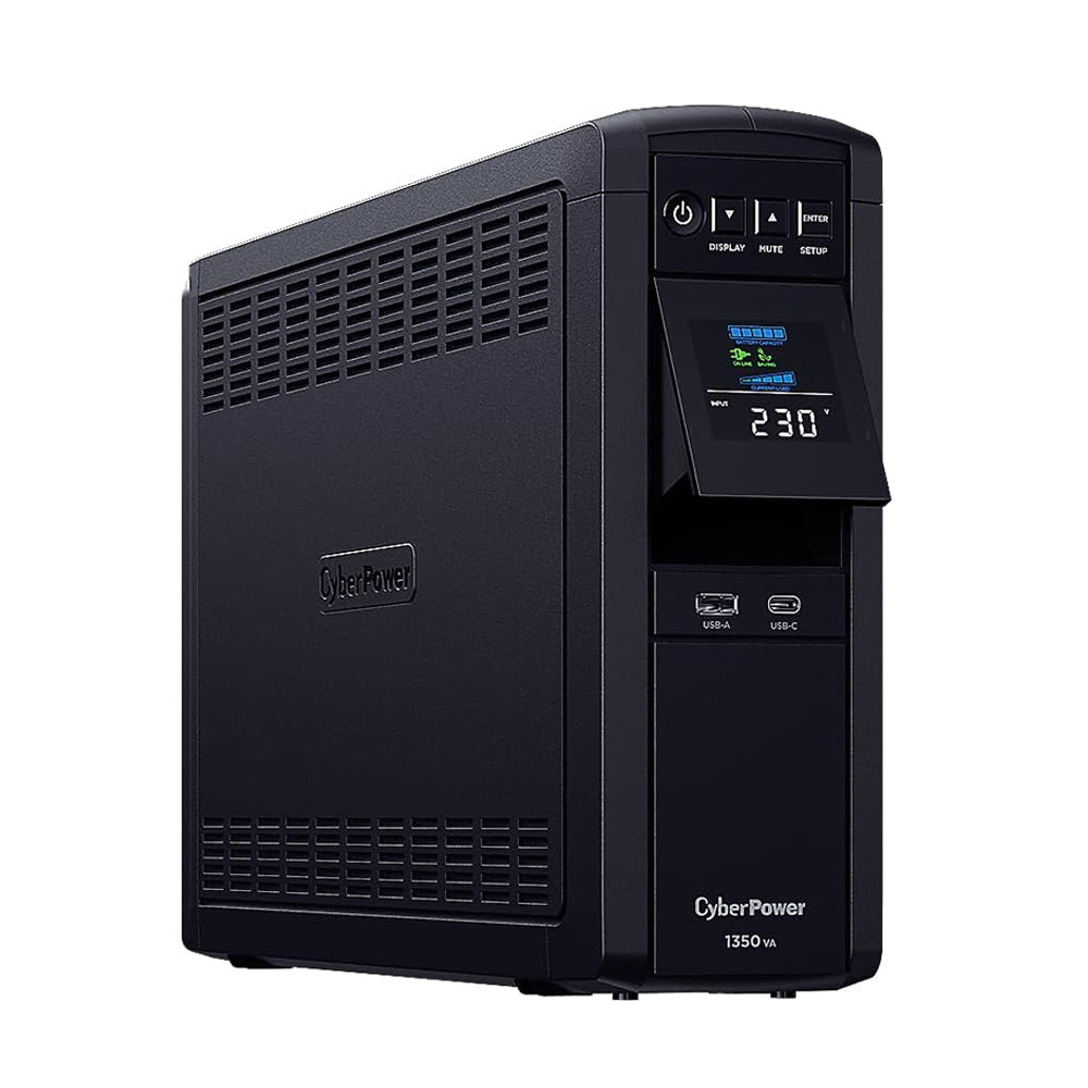 CyberPower UPS Onda Pura 1350VA 810W 6 Prese Schuko , UPS per Computer , Gruppo di Continuità per PC