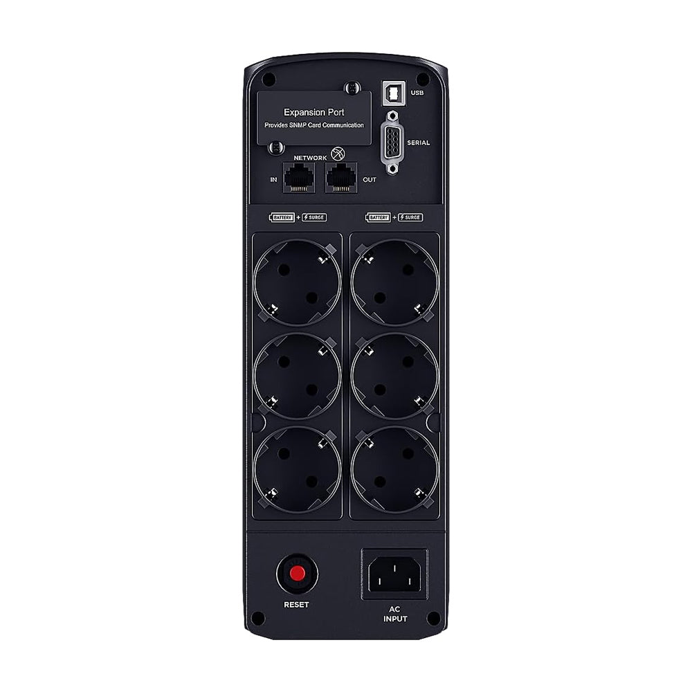 CyberPower UPS Onda Pura 1600VA 1000W 6 Prese Schuko , UPS per Computer , Gruppo di Continuità per PC