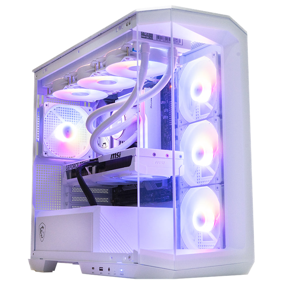 BREUNOR PROJECT ZERO - PC de jeu Ryzen 7 7800X3D, RTX 5070 12 Go, RAM 32 Go DDr5 6000 MHz, SSD 1000 Go NVMe, AIO 360 mm, Windows 11 