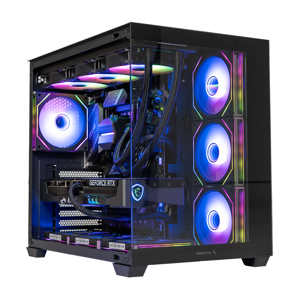 BREUNOR KANZUKI - PC Gaming Ryzen 7 9800X3D, RX 9070 XT 16GB, RAM 32GB DDr5 6000MHz, SSD 1000GB NVMe, Dissipatore a liquido 360mm, Windows 11 PRO
