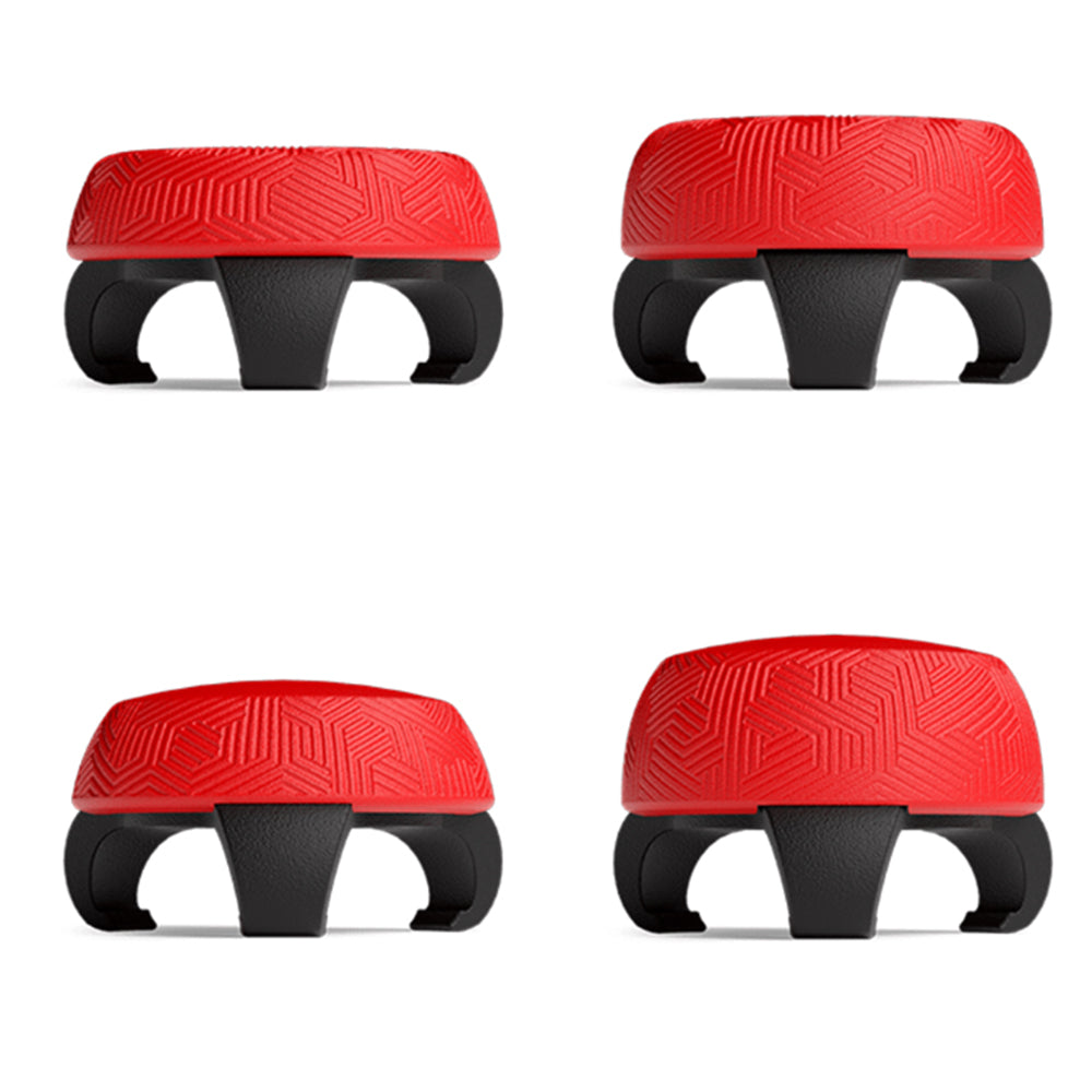 SCUF Thumbsticks Grip (Tactic) Universali, Pack da 6 Pezzi - Rosso - Levette di Controllo - Confezione da 4 con 2 Basi - Tattica - Per Xbox One e Xbox Series X|S, PS4, PS5