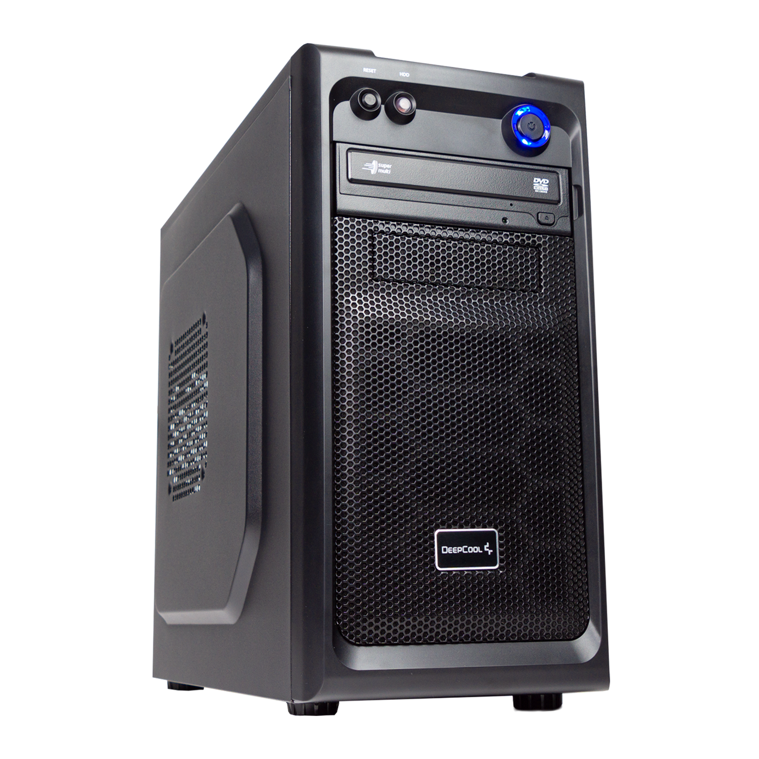 BREUNOR CRYSTAL - PC fixe i5 11400, jusqu'à 4,4 GHz 6 cœurs, 32 Go de RAM DDR4, 1000 Go Nvme SSD, Wi-Fi, graveur DVD, WIN 11 Pro, PC de bureau i5 