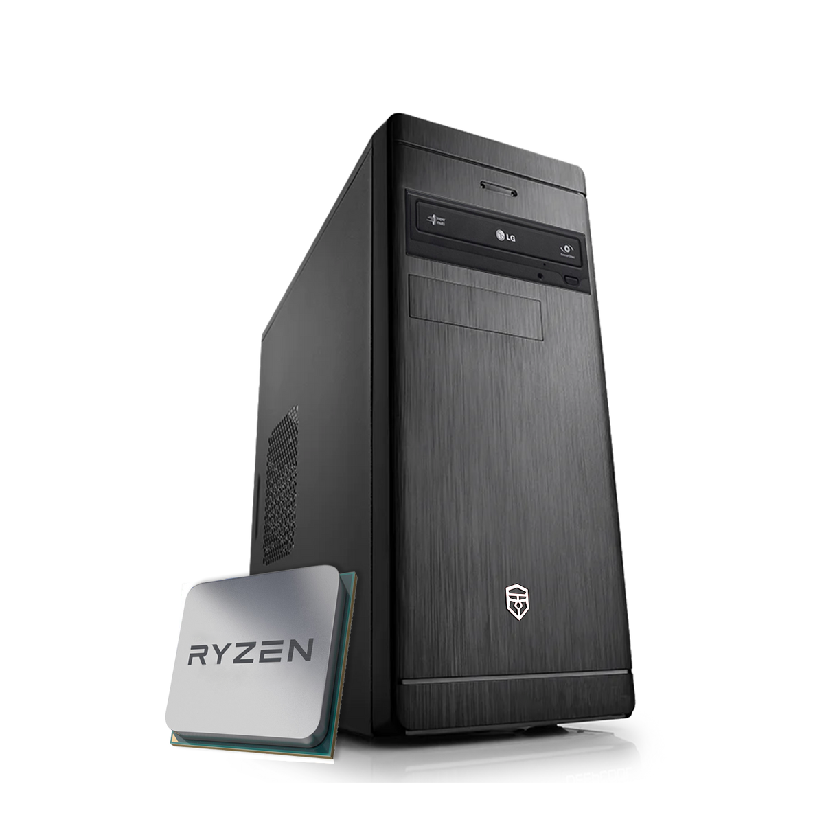 VISION R560 - Desktop PC RYZEN 5 5600G up to 4.4GHz, RAM 32GB 3200MHz, SSD NVMe 500GB, DVD burner, FREE WiFi, Win 11 PRO, Ryzen Desktop