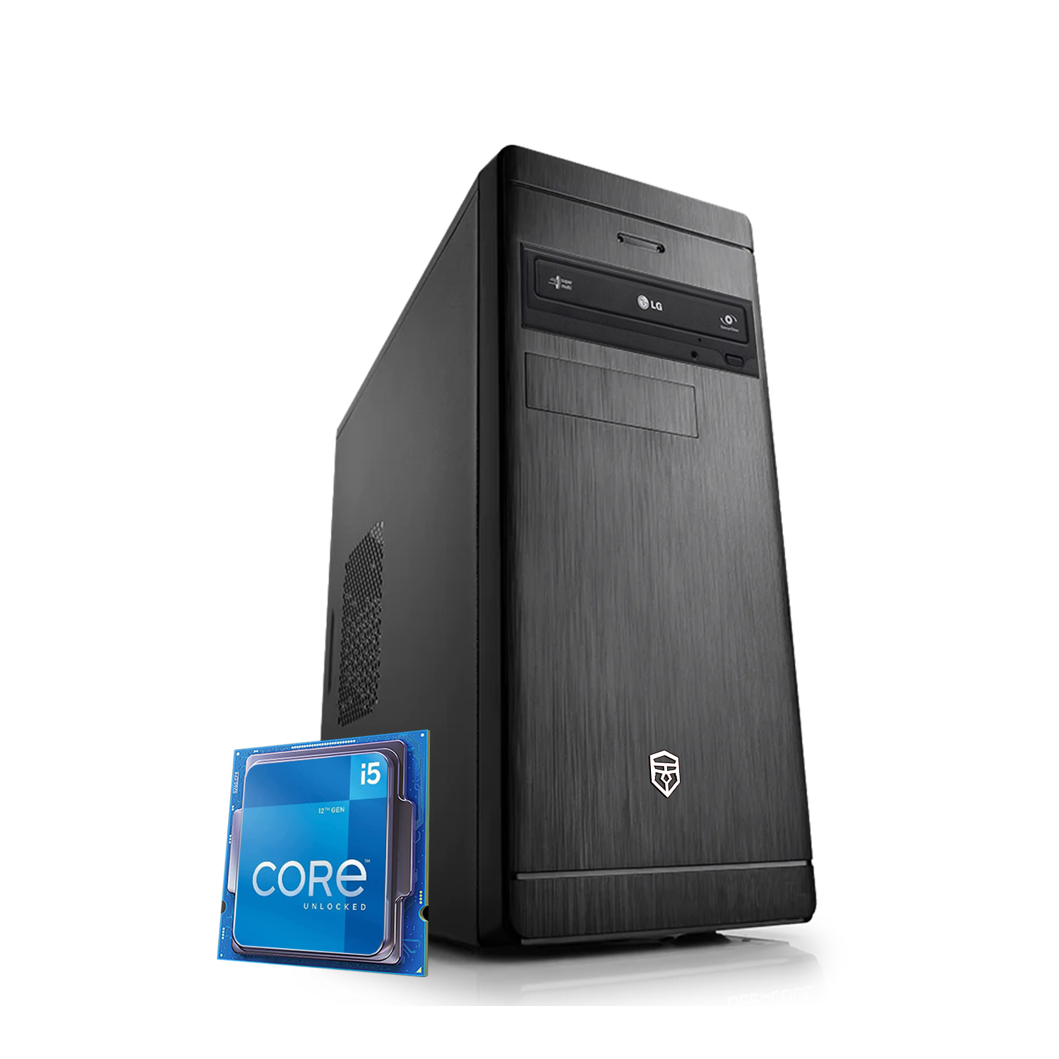 VISION V500 - DESKTOP PC i5 12400 up to 4.40ghz 6 core, Ram 32GB DDR4, SSD Nvme 1000GB, Wi-Fi, DVD burner, WIN 11 Pro, Assembled i5 fixed PC 